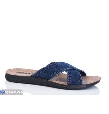 Шлепки чоловічі на літо (6 пар р.43-47) синій  "MURMUR"