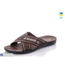 Шлепки чоловічі на літо (6 пар р.41-46) коричневий  "MURMUR"