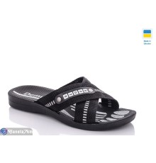 Шлепки чоловічі на літо (6 пар р.41-46) чорний  "MURMUR"