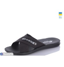 Шлепки чоловічі на літо (6 пар р.40-44) чорний  "MURMUR"