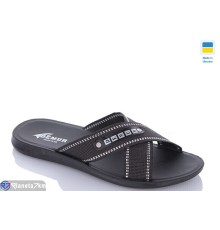 Шлепки чоловічі на літо (6 пар р.43-47) чорний  "MURMUR"
