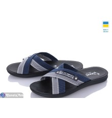 Шлепки чоловічі на літо (6 пар р.41-45) синій  "MURMUR"