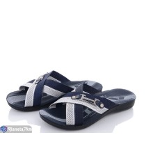 Шлепки чоловічі на літо (6 пар р.40-44) синій  "MURMUR"