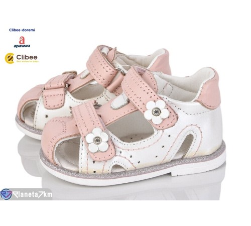 Дитячі босоніжки на літо (6 пар р.19-24) рожевий  "BELIES-D"