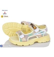 Дитячі босоніжки на літо (6 пар р.32-37) жовтий  "BELIES-D"