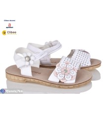 Дитячі босоніжки на літо (6 пар р.31-36) білий  "BELIES-D"