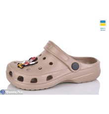 Кроки дитячі на літо (6 пар р.30-35) коричневий  "LINKA"