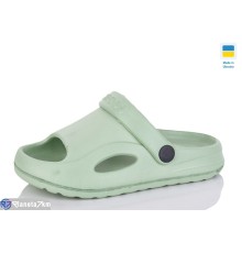 Шлепки дитячі на літо (6 пар р.24-29) зелений  "LINKA"