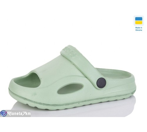 Шлепки дитячі на літо (6 пар р.24-29) зелений  "LINKA"