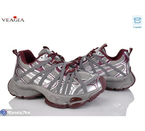 Кросівки жіночі на весну/осінь (6 пар р.36-40) сірий  "Veagia-ADA"