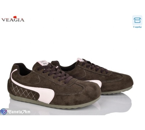 Кросівки жіночі на весну/осінь (8 пар р.36-40) коричневий  "Veagia-ADA"