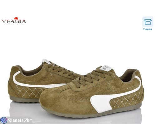 Кросівки жіночі на весну/осінь (8 пар р.36-40) коричневий  "Veagia-ADA"