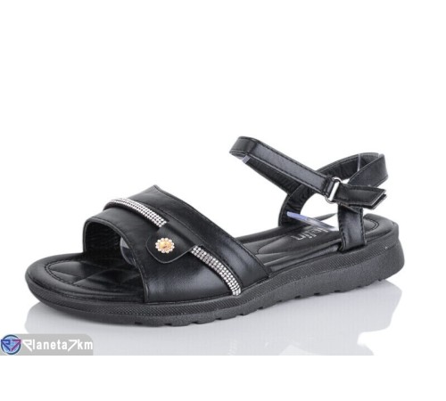 Босоніжки жіночі на літо (8 пар р.36-41) чорний  "Normashoes"