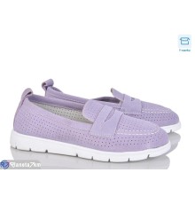 Туфлі жіночі на літо (8 пар р.36-41) фіолетовий  "Mirella"