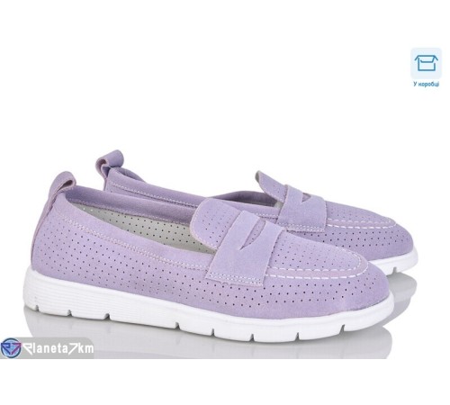 Туфлі жіночі на літо (8 пар р.36-41) фіолетовий  "Mirella"