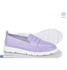 Туфлі жіночі на літо (8 пар р.36-41) фіолетовий  "Mirella"