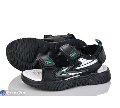 Сандалі дитячі на літо (8 пар р.27-32) чорний  "Mirella"