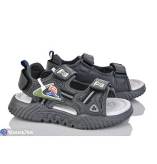 Сандалі дитячі на літо (8 пар р.27-32) сірий  "Mirella"