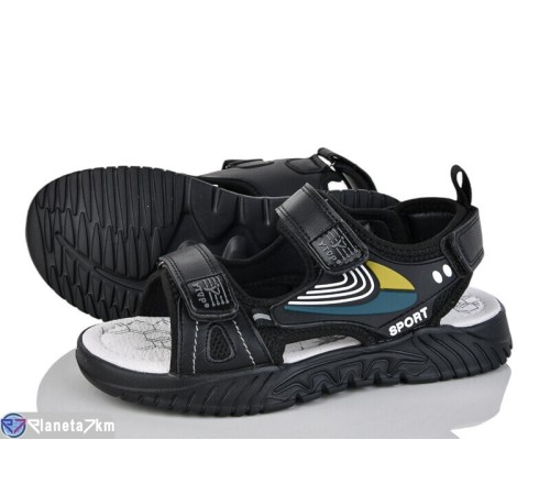 Сандалі дитячі на літо (8 пар р.32-37) чорний  "Mirella"