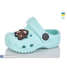 Кроки дитячі на літо (6 пар р.18-23) зелений  "INPIRE"