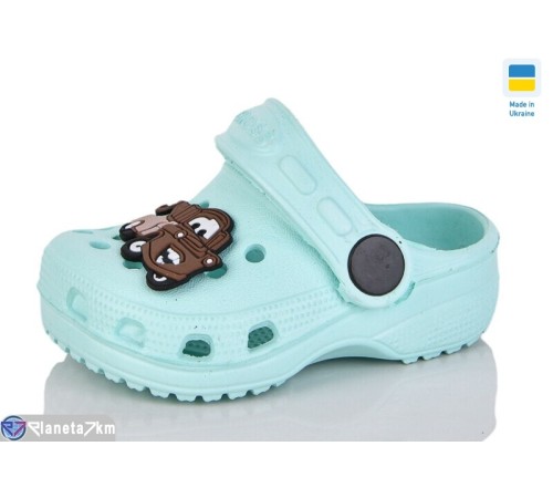 Кроки дитячі на літо (6 пар р.18-23) зелений  "INPIRE"