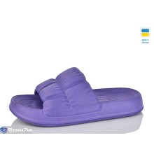 Шлепки жіночі на літо (6 пар р.36-41) фіолетовий  "INPIRE"