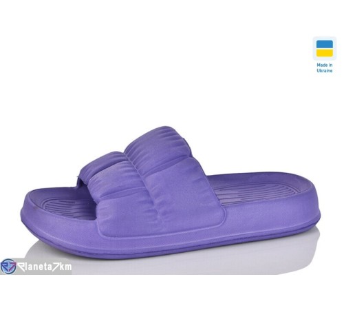 Шлепки жіночі на літо (6 пар р.36-41) фіолетовий  "INPIRE"