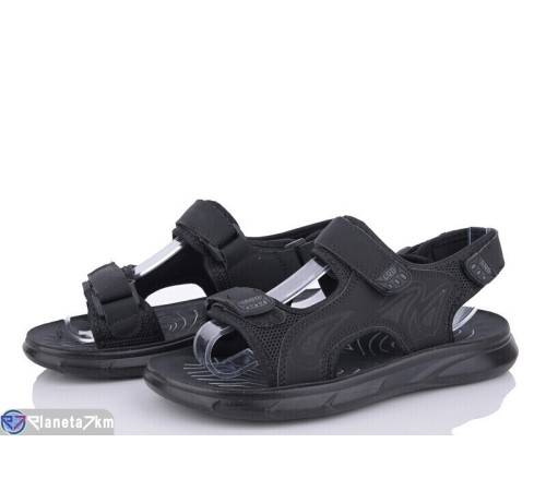 Сандалі чоловічі на літо (8 пар р.40-45) чорний  "Dolli"