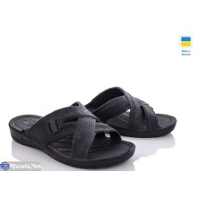 Шлепки чоловічі на літо (8 пар р.40-45) чорний  "Favora"