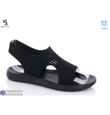 Босоніжки жіночі на літо (8 пар р.36-41) чорний  "Red Sun"