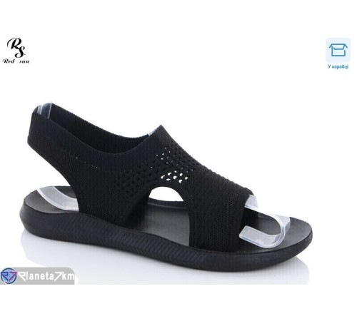 Босоніжки жіночі на літо (8 пар р.36-41) чорний  "Red Sun"