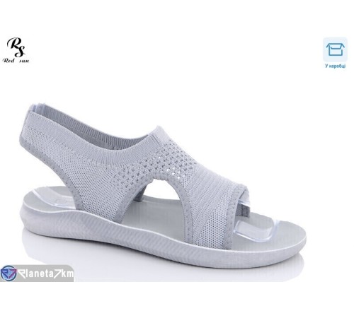 Босоніжки жіночі на літо (8 пар р.36-41) сірий  "Red Sun"