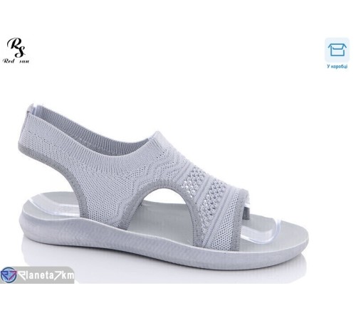 Босоніжки жіночі на літо (8 пар р.36-41) сірий  "Red Sun"