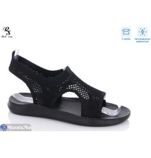 Босоніжки жіночі на літо (8 пар р.36-41) чорний  "Red Sun"