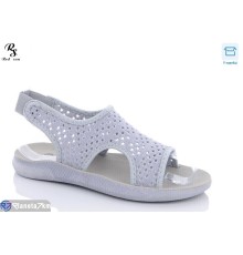 Босоніжки жіночі на літо (8 пар р.36-41) сірий  "Red Sun"