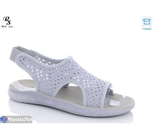 Босоніжки жіночі на літо (8 пар р.36-41) сірий  "Red Sun"