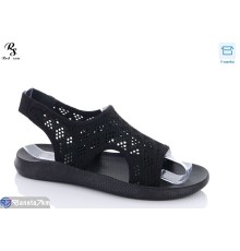 Босоніжки жіночі на літо (8 пар р.36-41) чорний  "Red Sun"