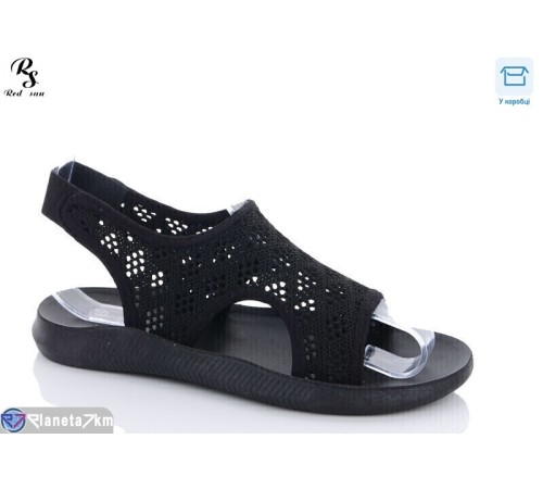 Босоніжки жіночі на літо (8 пар р.36-41) чорний  "Red Sun"
