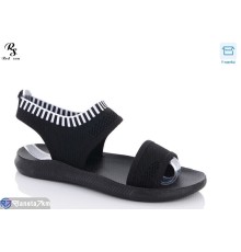 Босоніжки жіночі на літо (8 пар р.36-41) чорний  "Red Sun"