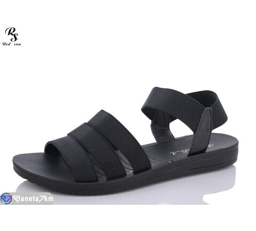 Босоніжки жіночі на літо (8 пар р.36-41) чорний  "Red Sun"