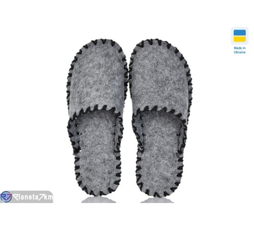 Тапки чоловічі на весну/осінь (9 пар р.40-45) сірий  "Activ"