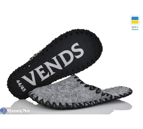 Тапки чоловічі на весну/осінь (9 пар р.40-45) сірий  "Activ"