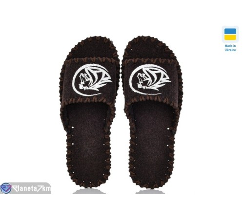 Тапки чоловічі на весну/осінь (9 пар р.40-45) коричневий  "Activ"