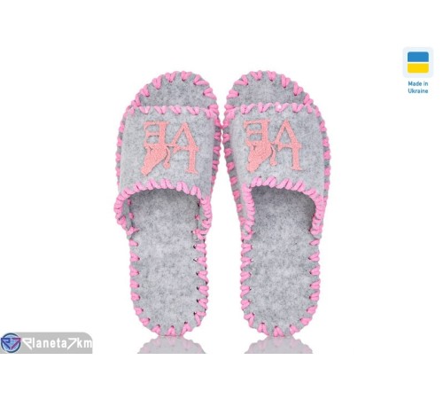 Тапки жіночі на весну/осінь (9 пар р.36-41) сірий  "Activ"