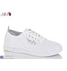 Кросівки жіночі на літо (8 пар р.36-41) білий  "Aba"