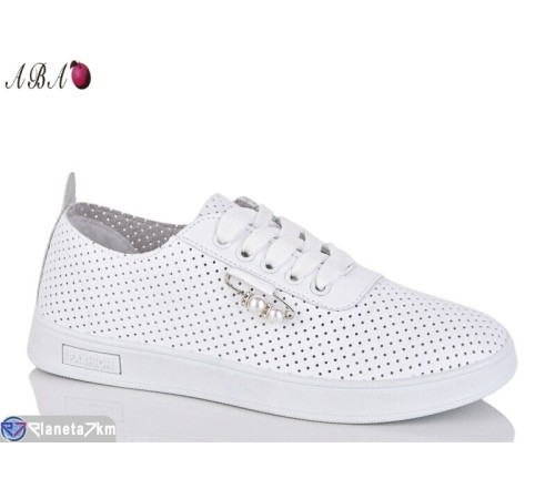 Кросівки жіночі на літо (8 пар р.36-41) білий  "Aba"