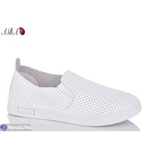 Сліпони жіночі на літо (8 пар р.36-41) білий  "Aba"