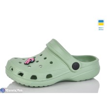 Кроки дитячі на літо (6 пар р.30-35) зелений  "LINKA"