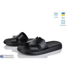 Шлепки жіночі на літо (6 пар р.36-40) чорний  "Linda"