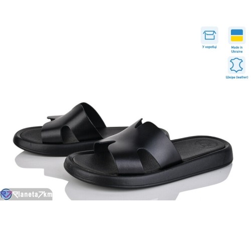 Шлепки жіночі на літо (6 пар р.36-40) чорний  "Linda"